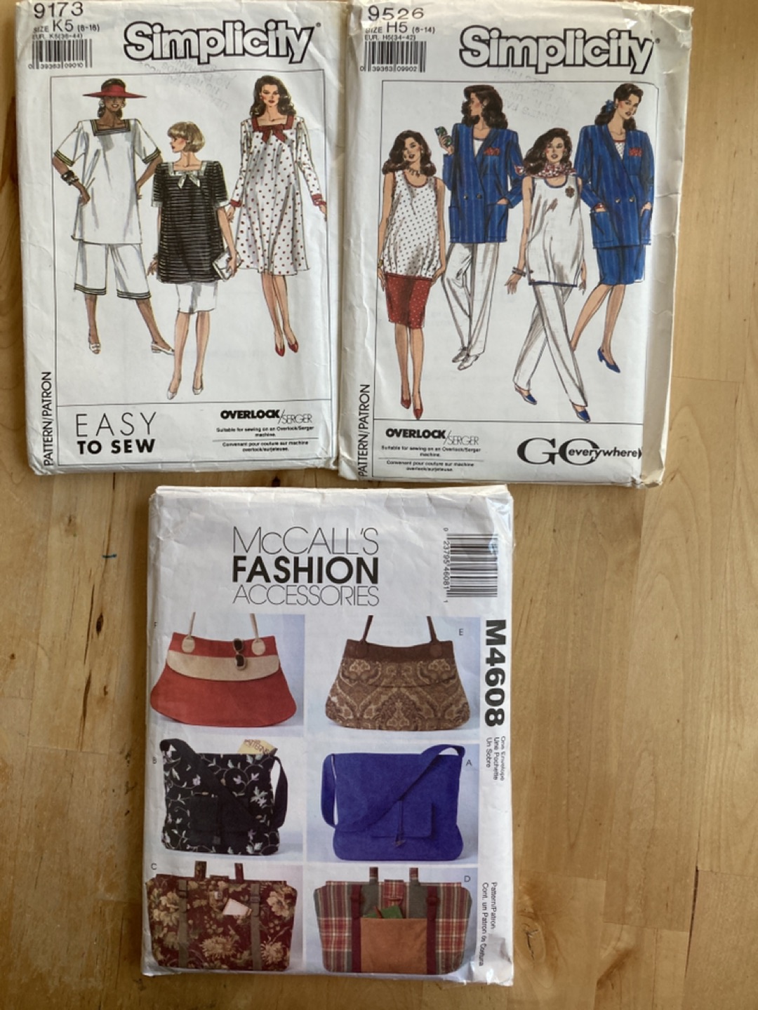 Maternity sewing patterns and totes