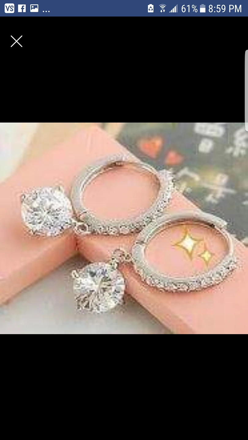 Beautiful fashion earrings image indicator(2)