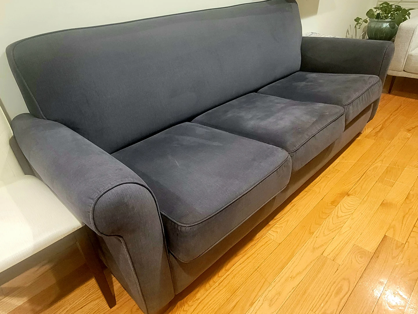 3- Seater Sofa, Fabric, Bluish Grey, Good condition - photo 2