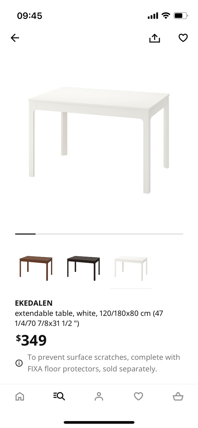 Extendable table