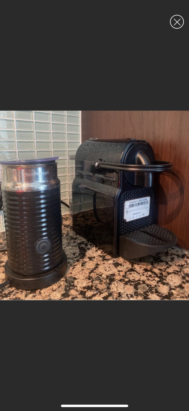 Nespresso Inissia Coffee Machine by De'Longhi - Black - photo 2