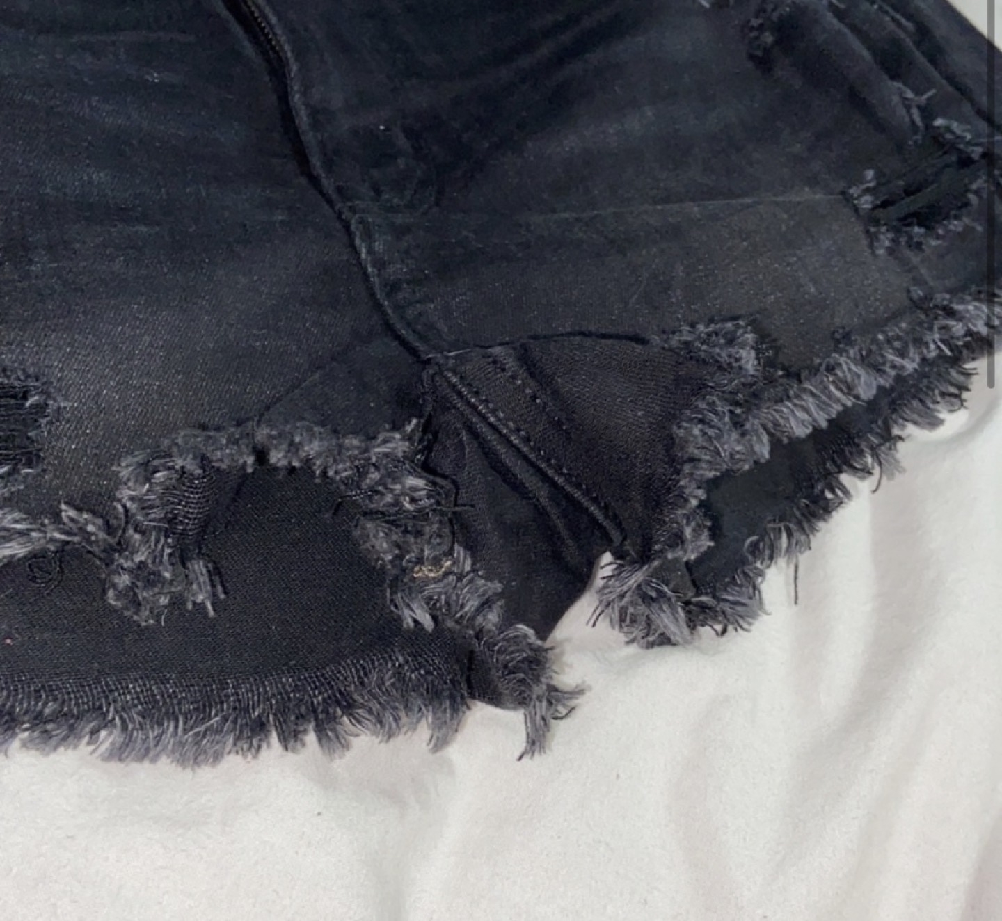 American Eagle Black Hi Rise Shorts NWT image indicator(2)