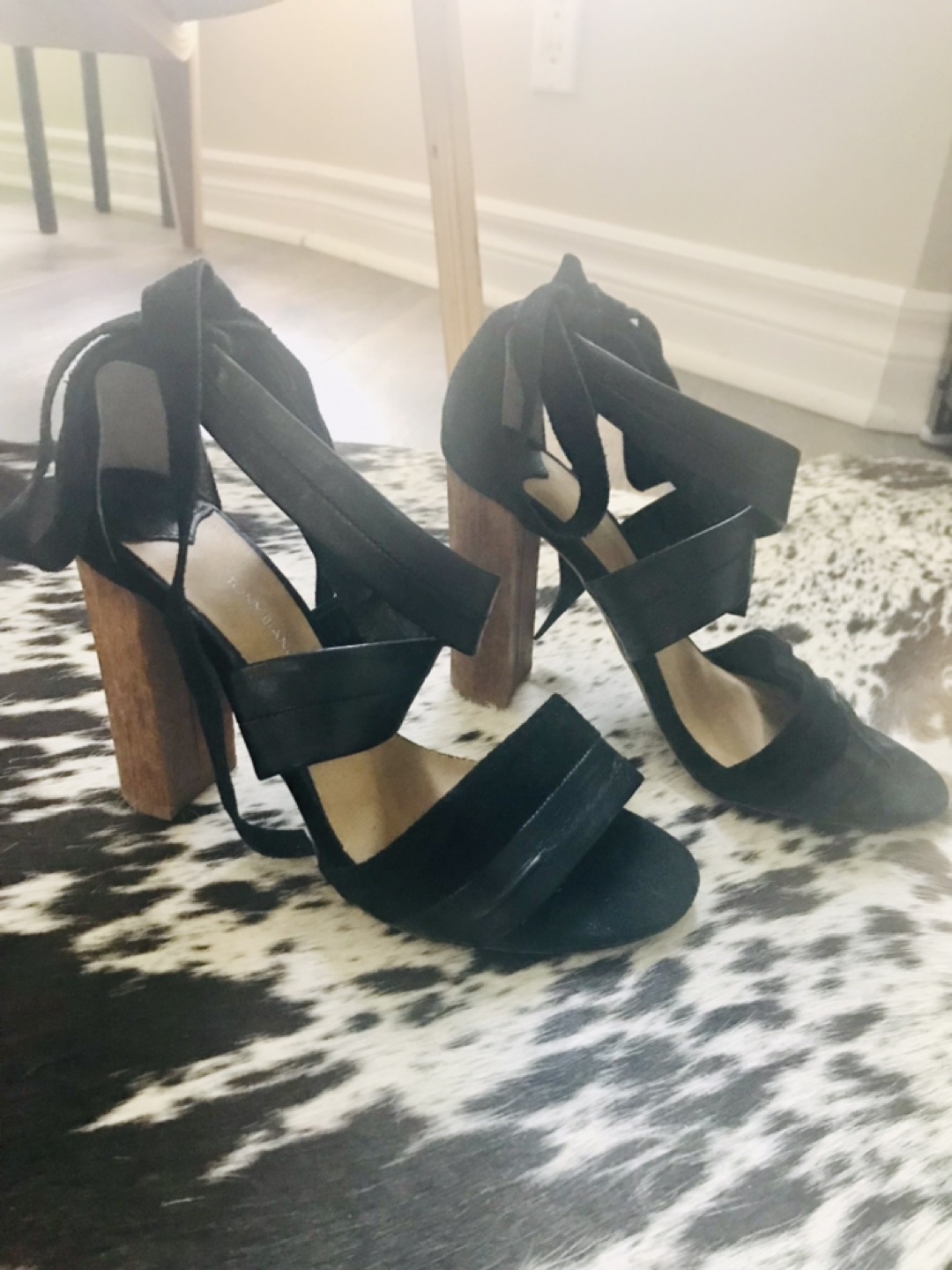 Tony Bianco leather and suede high heel sandals 6 image indicator(2)