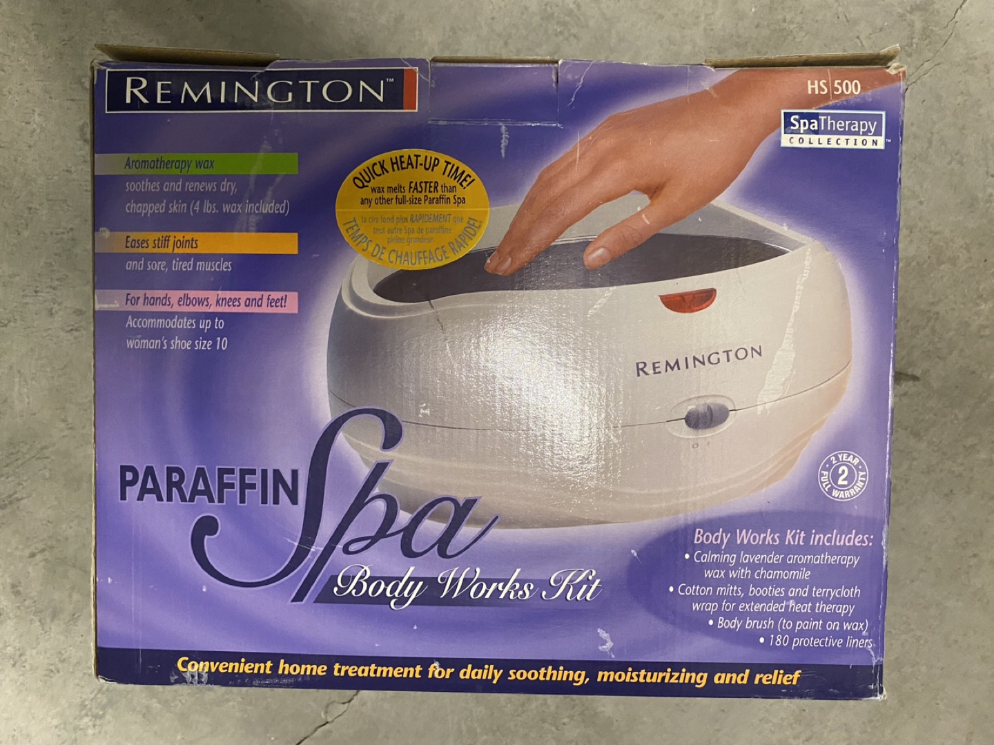 Remington Paraffin Spa Body Work Kit thumbnail