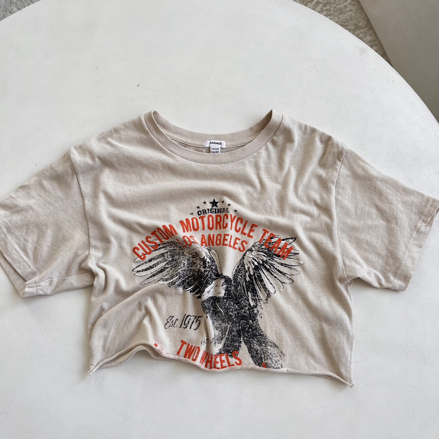 Garage Cropped Graphic Tee Size XXS thumbnail