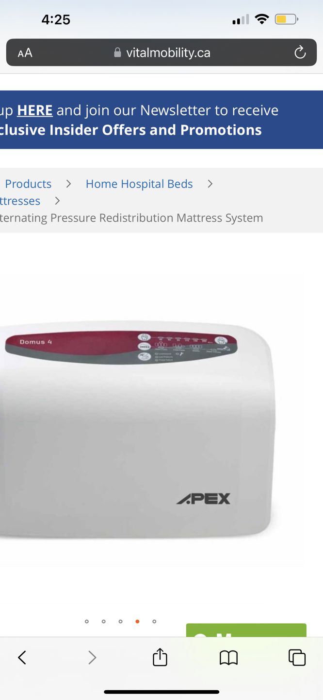 Domus 4 Alternating Pressure Redistribution Mattress System image indicator(3)