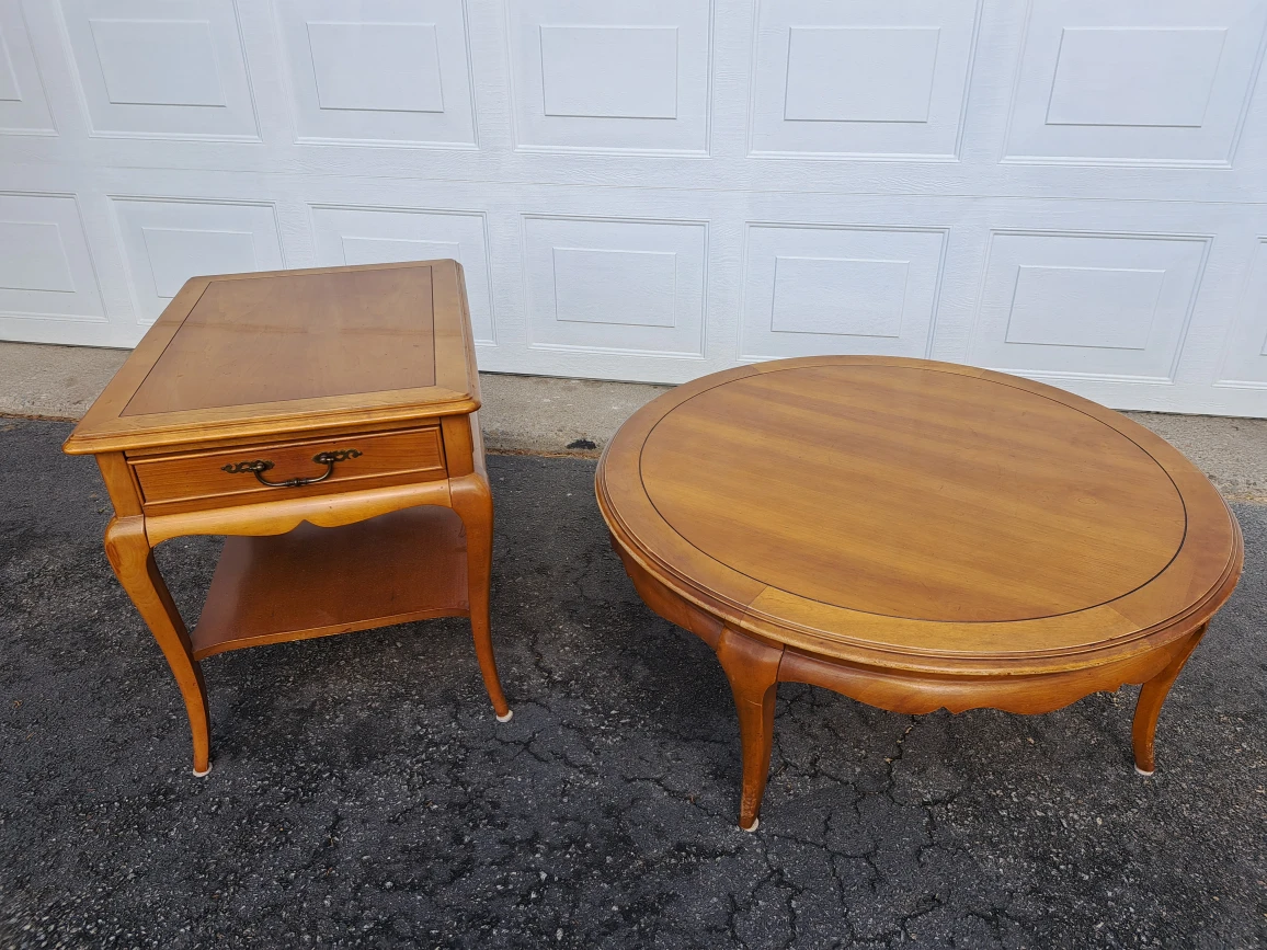 French Provincial End Tables - photo 2