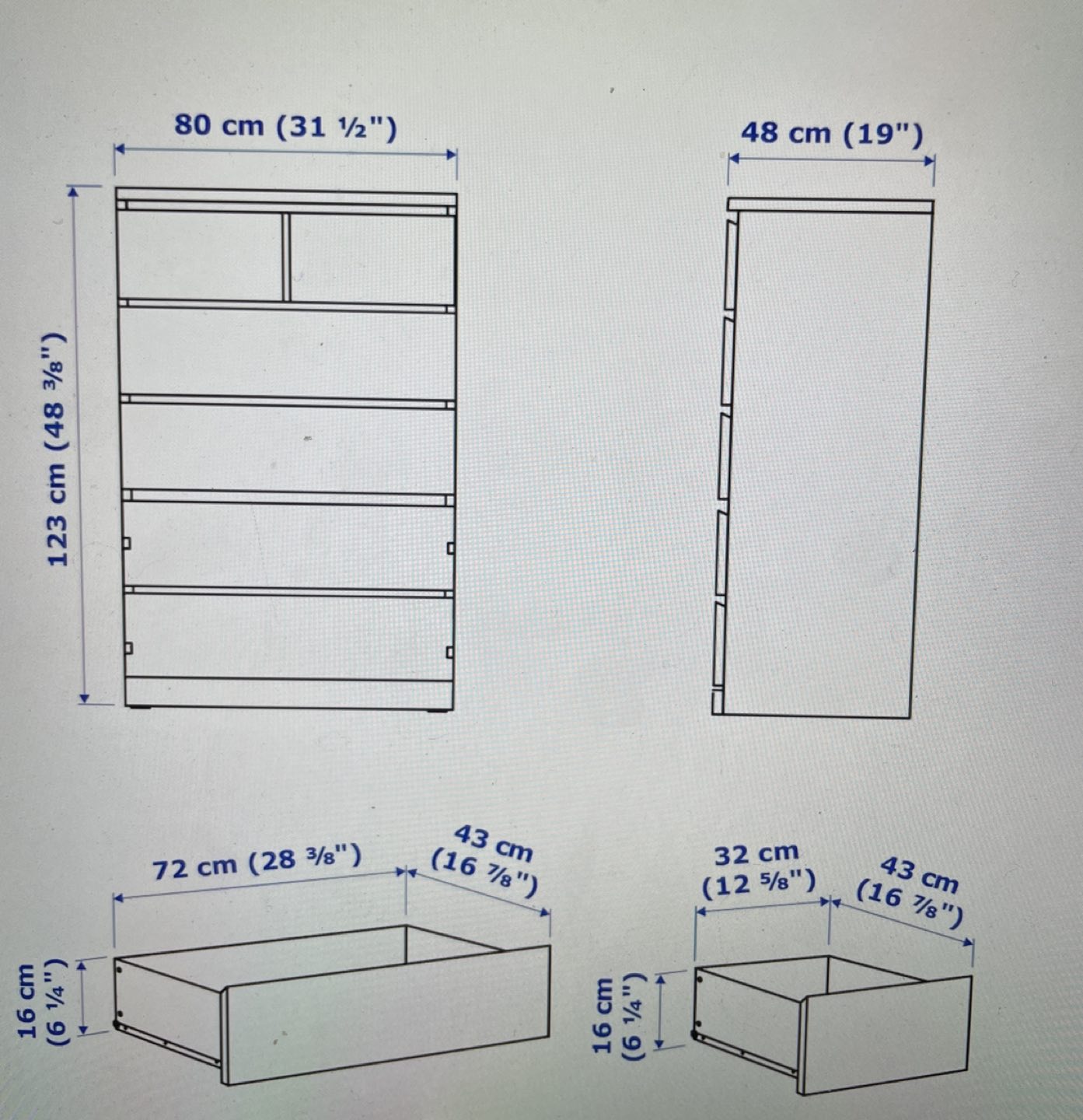 Ikea dresser for sale - photo 2
