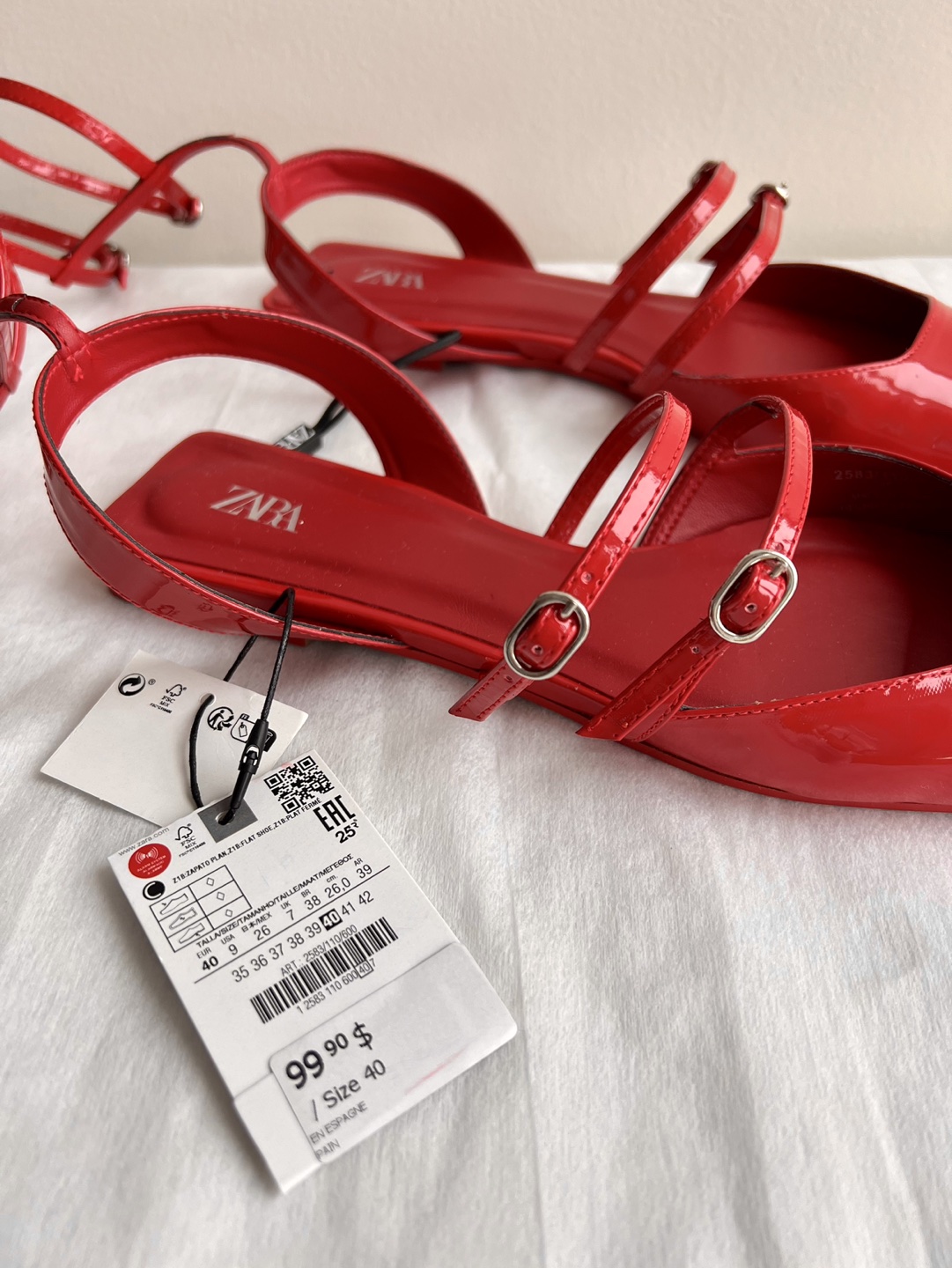 Zara Strappy Flat Shoes - New image indicator(3)