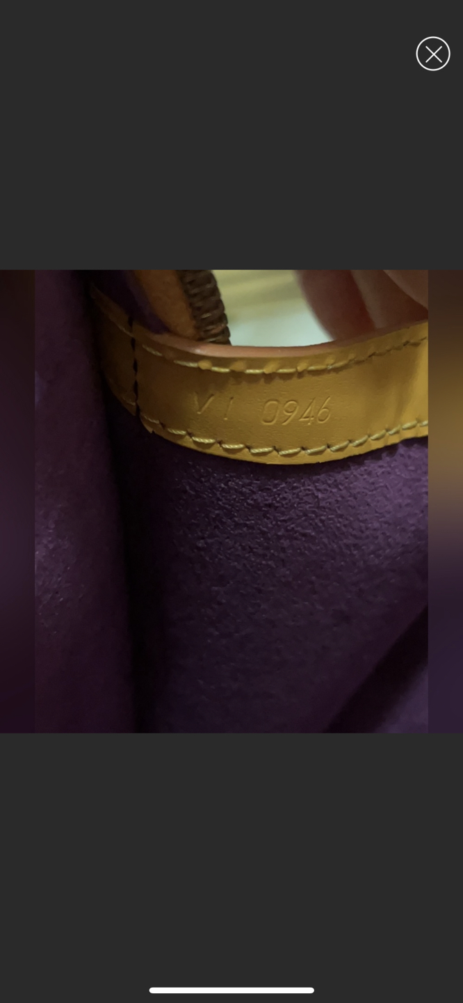 Authentic Louis Vuitton Epi Lussac Mustard Yellow Bag - photo 5