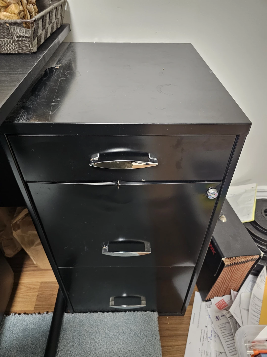 black metal filing drawer - photo 2