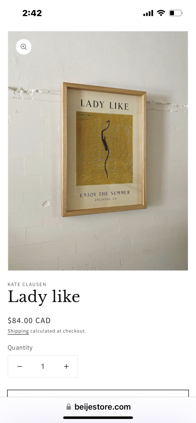 Framed art