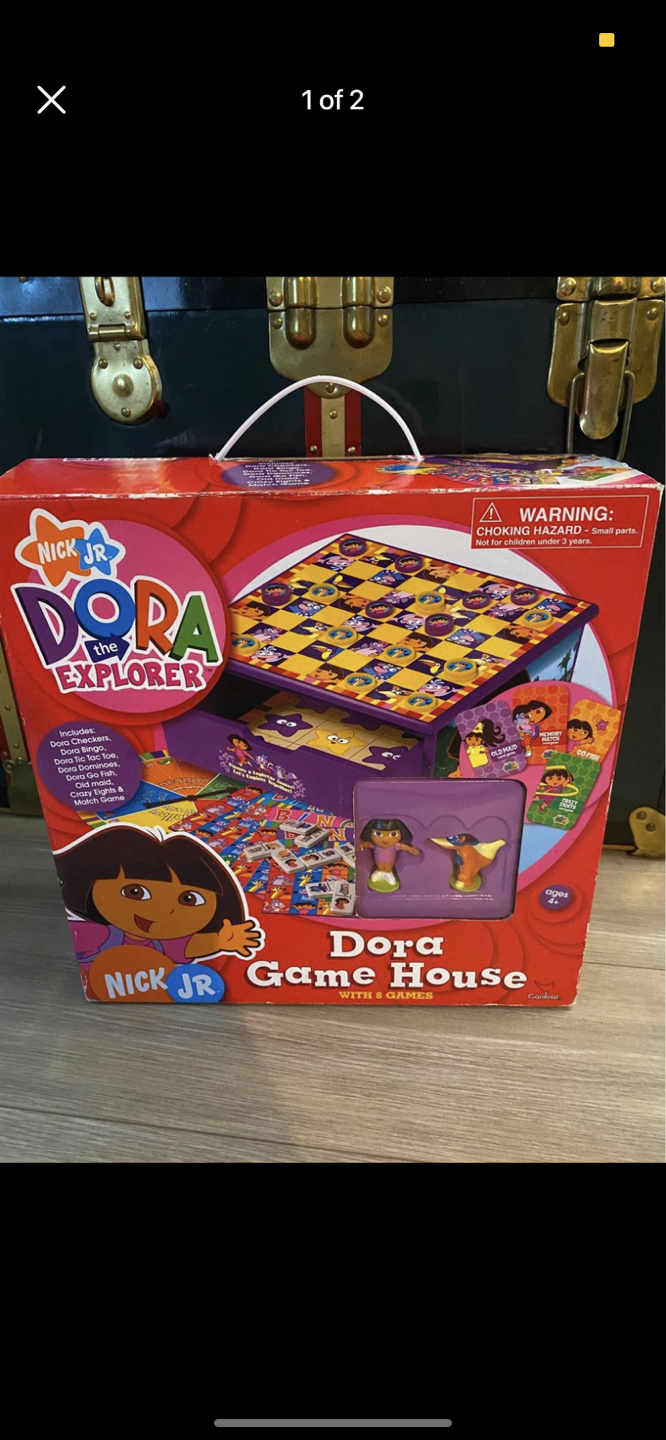 Dora the Explorer game set, opened but never used