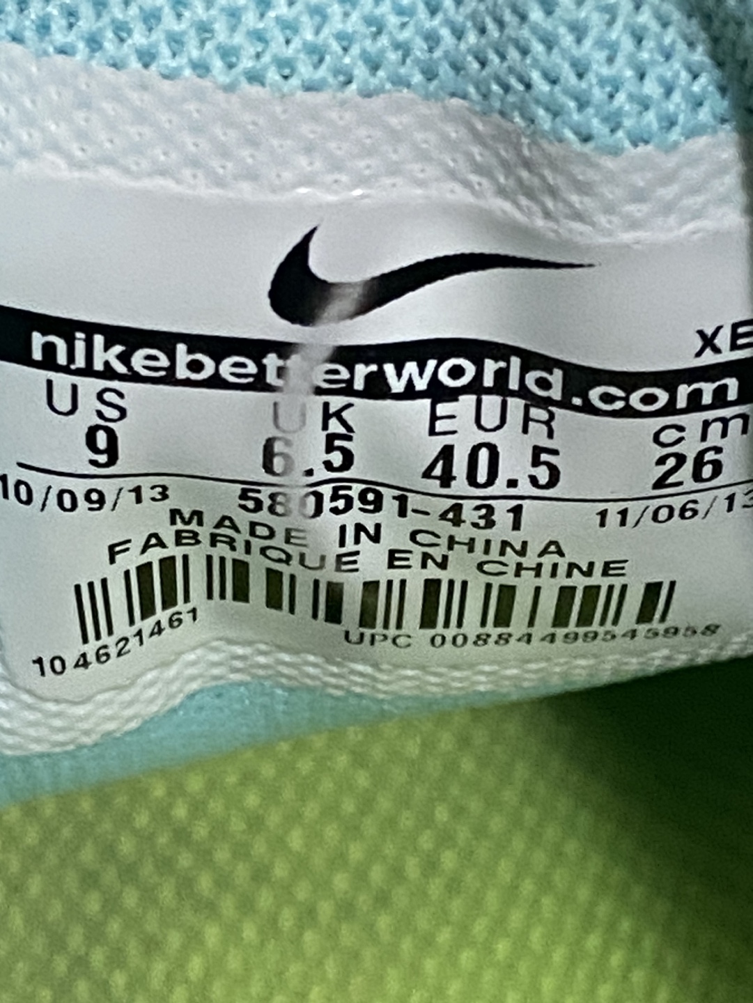 Nike Sneakers Runners Shoes Size 9 image indicator(7)