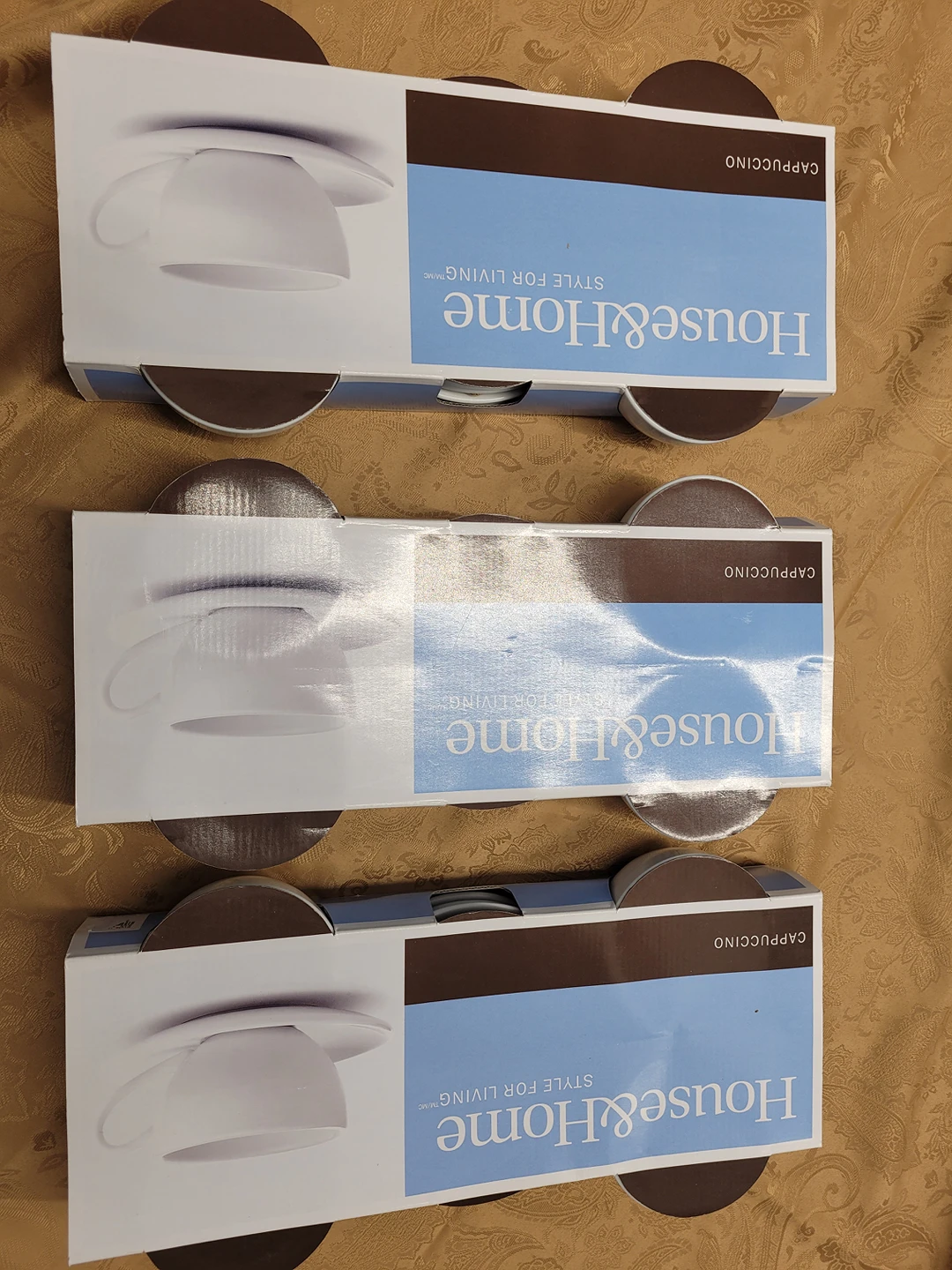 Cappuccino Cups and Saucers in Box thumbnail