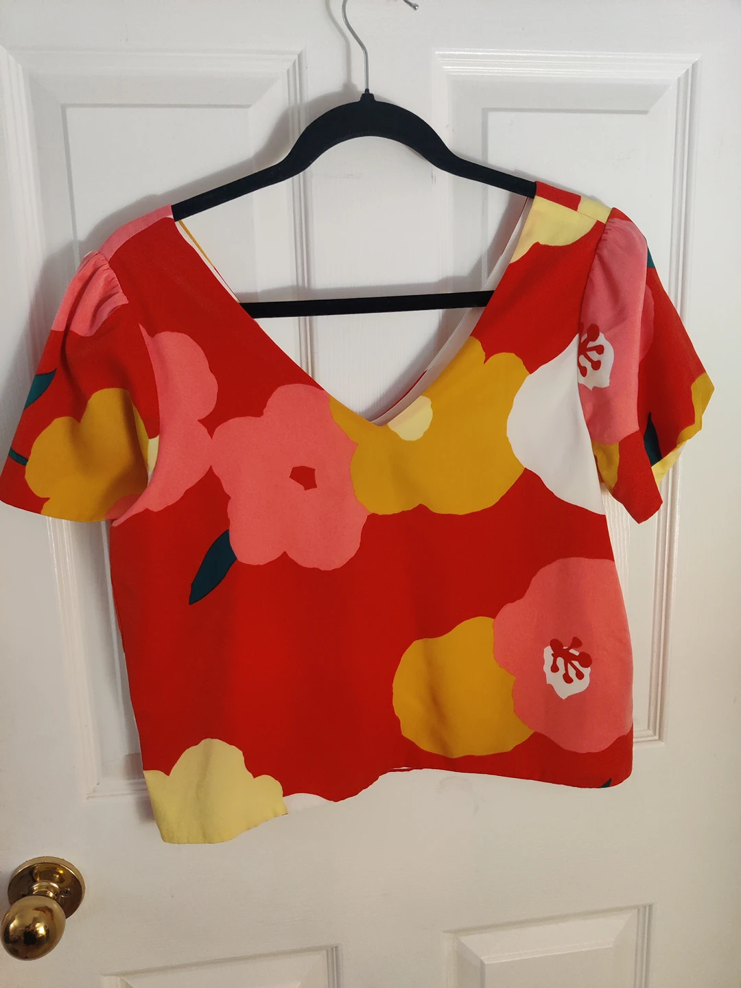 Icone floral flower v neck shirt thumbnail