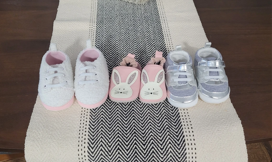 Baby Shoes - 3 pairs, Like NEW