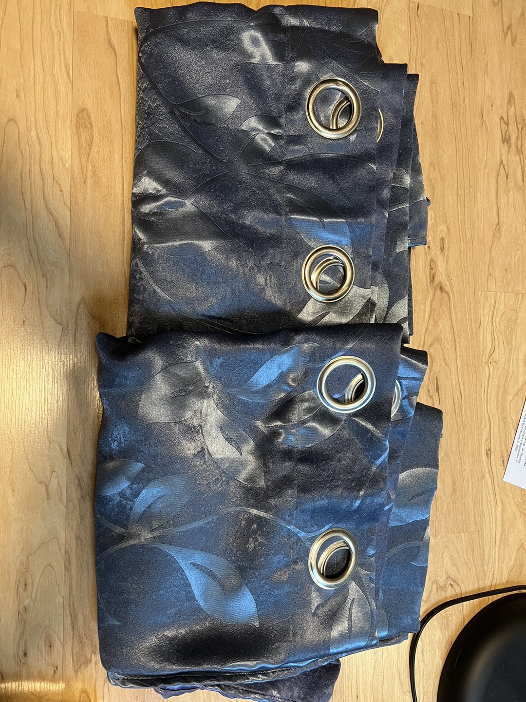 Set of Blue Curtains