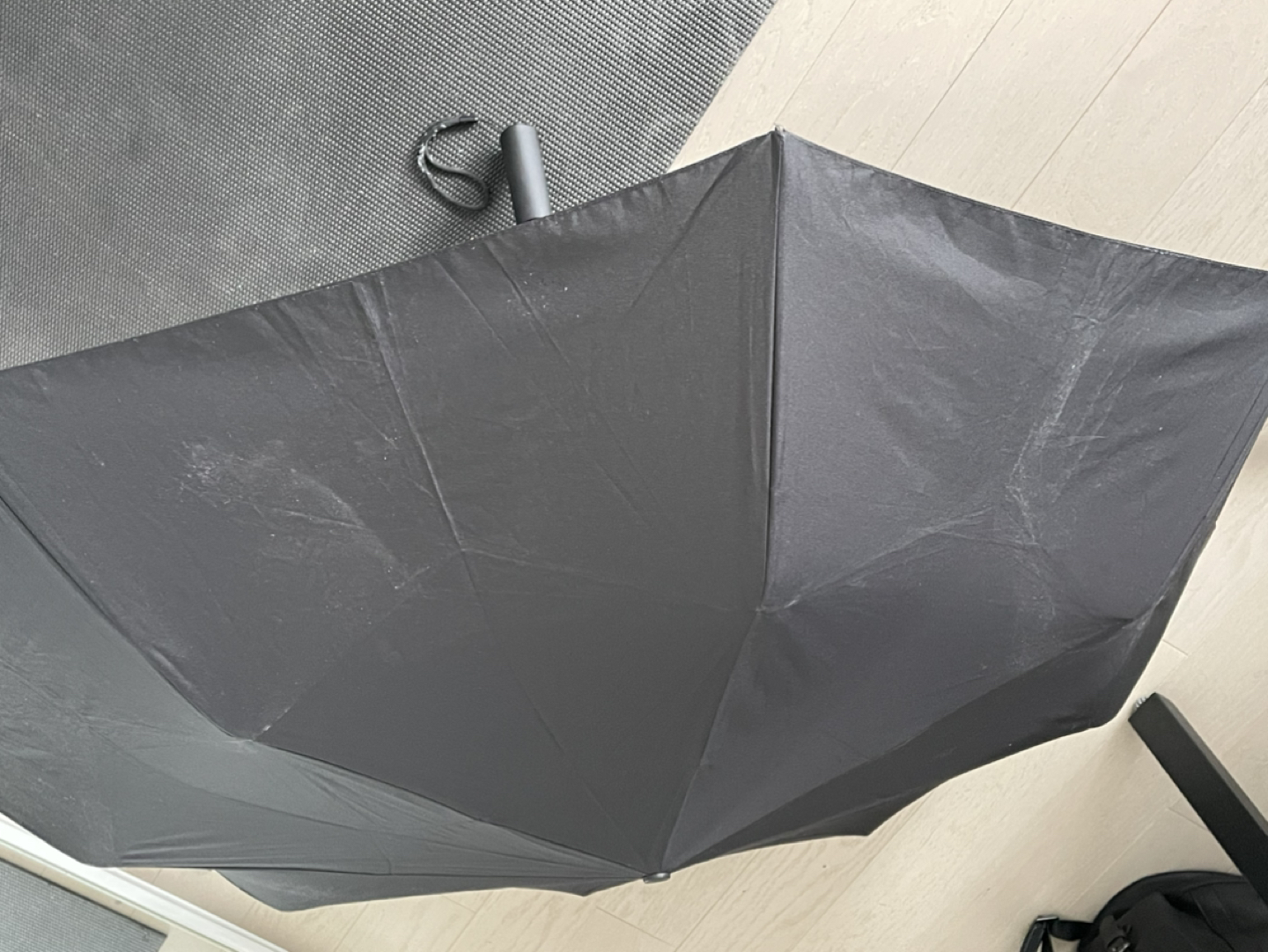 Automatic black umbrella - photo 2