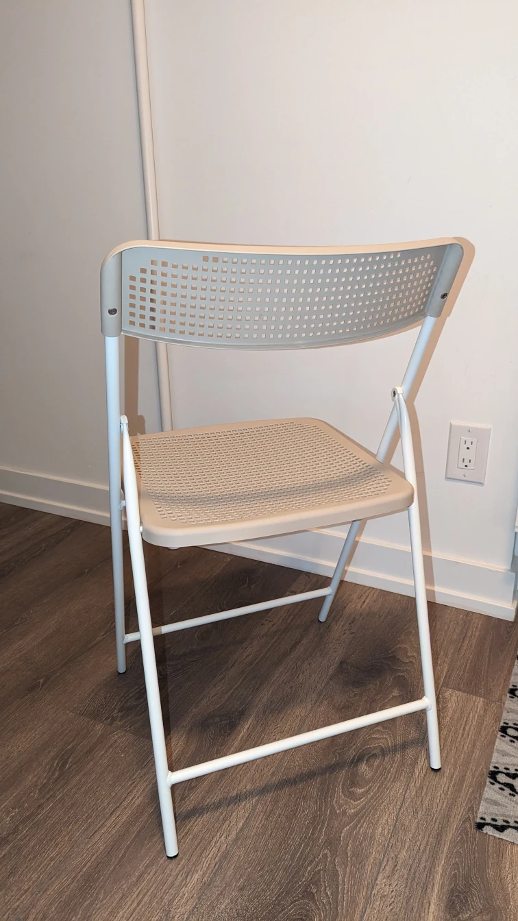IKEA folding chair, beige, Torparo - photo 2