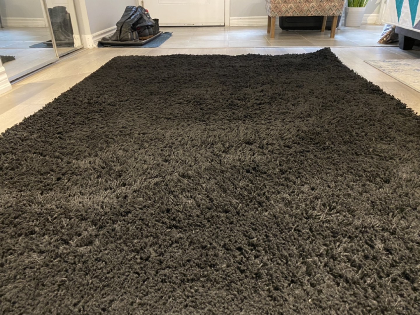 Large Black Rug - photo 3