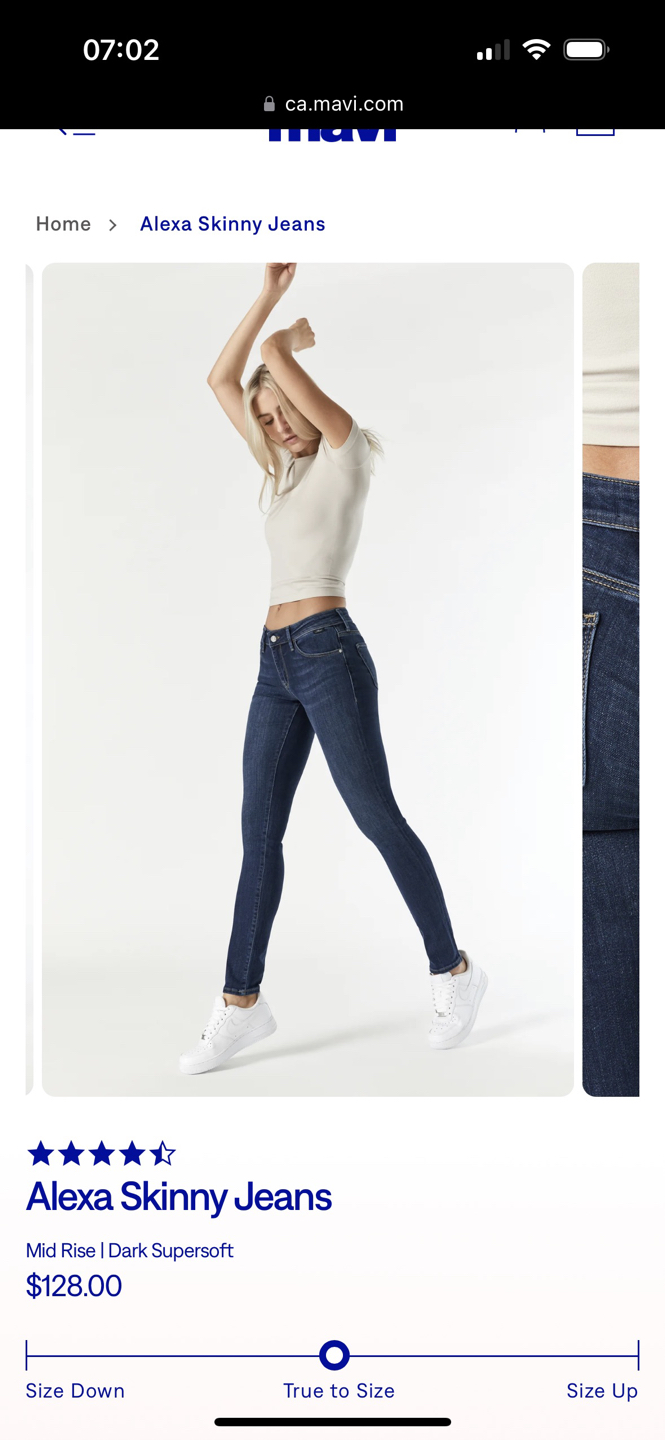 Mavi Alexa Skinny Jean thumbnail