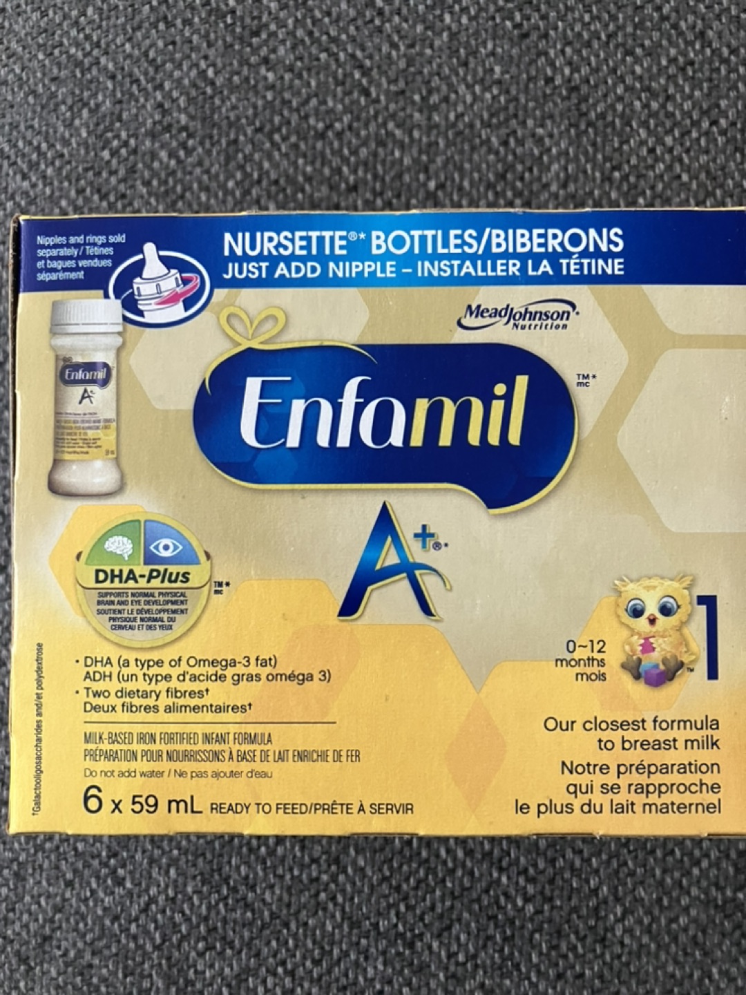 Unopened Enfamil Ready to Feed Nursette bottles thumbnail