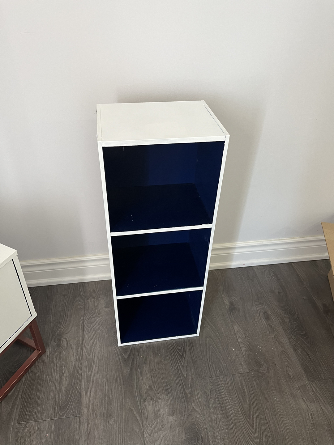 Living room white and blue refurbished furniture set - photo 3