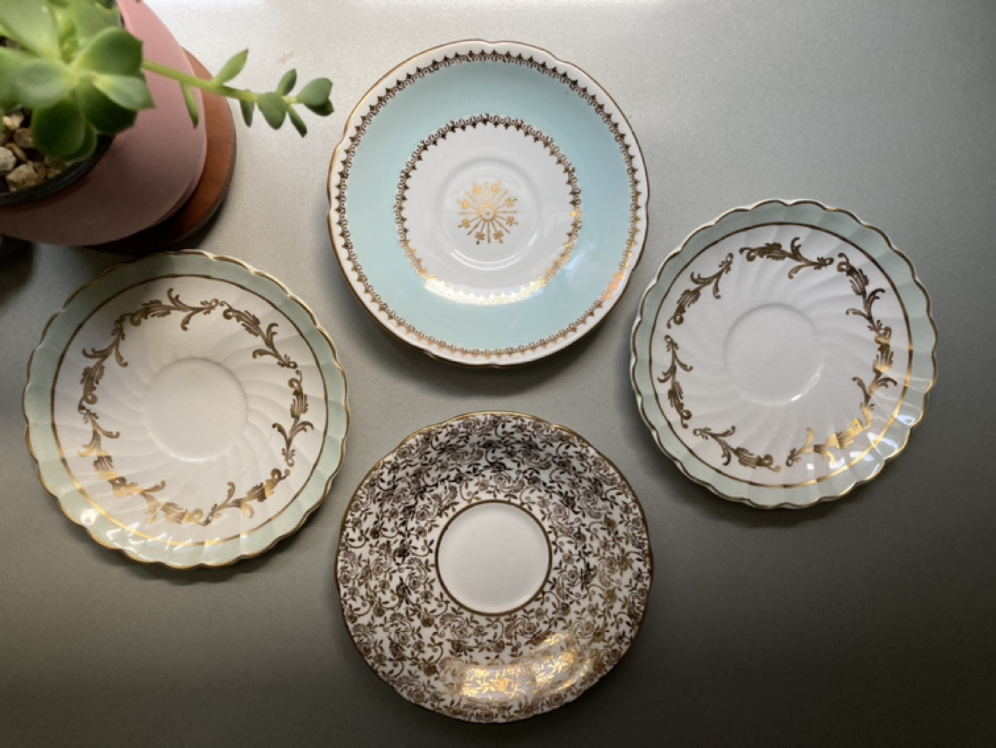 Vintage Bone China Saucers thumbnail
