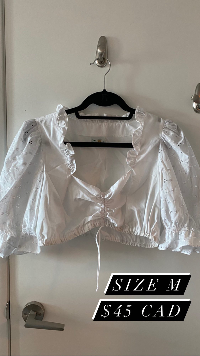 Vintage crop top size M