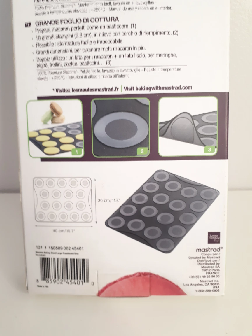 Large Macarons Baking Sheet w/Recipe - photo 4