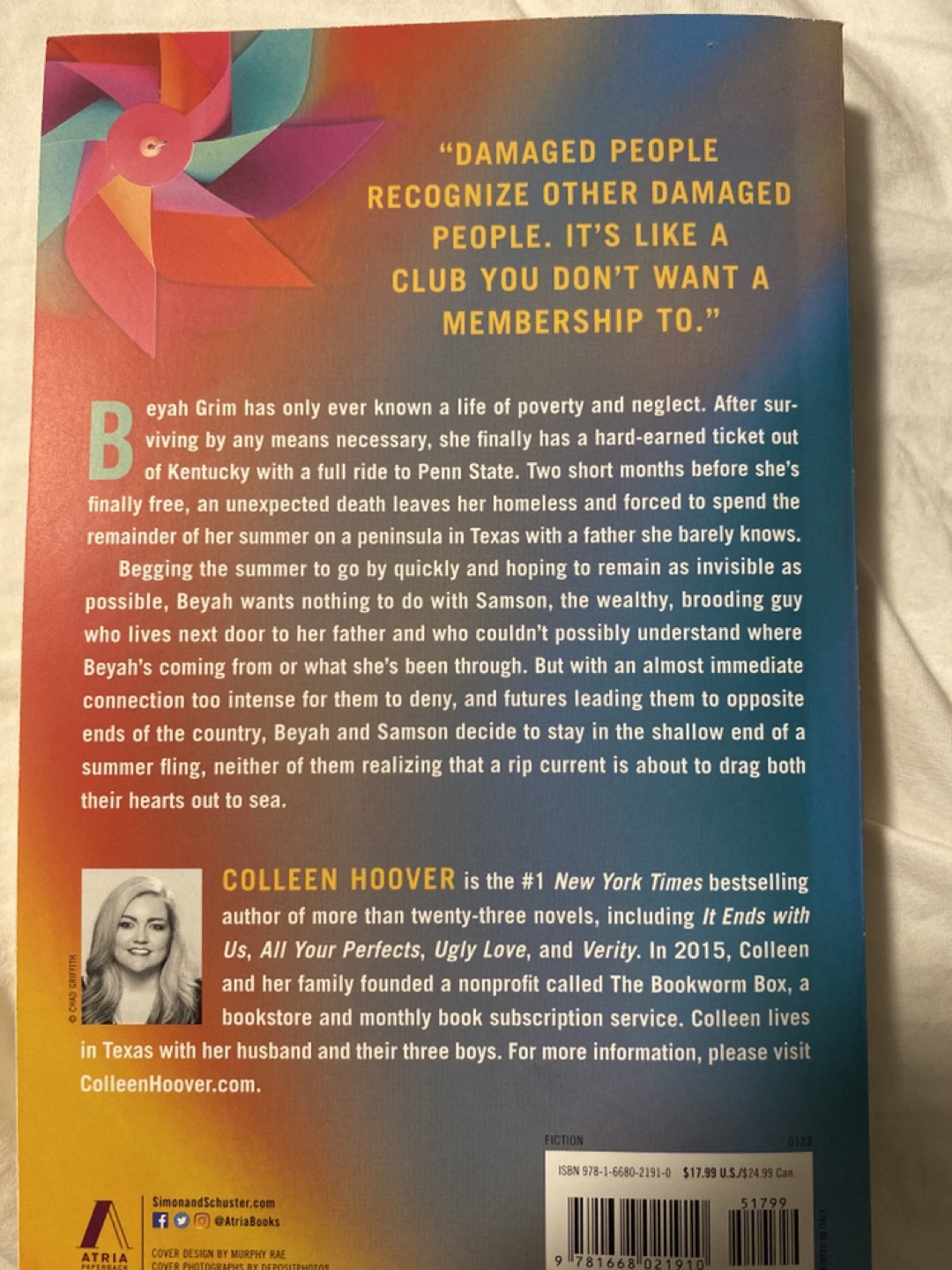 Heart Bones book by Coleen Hoover - photo 2