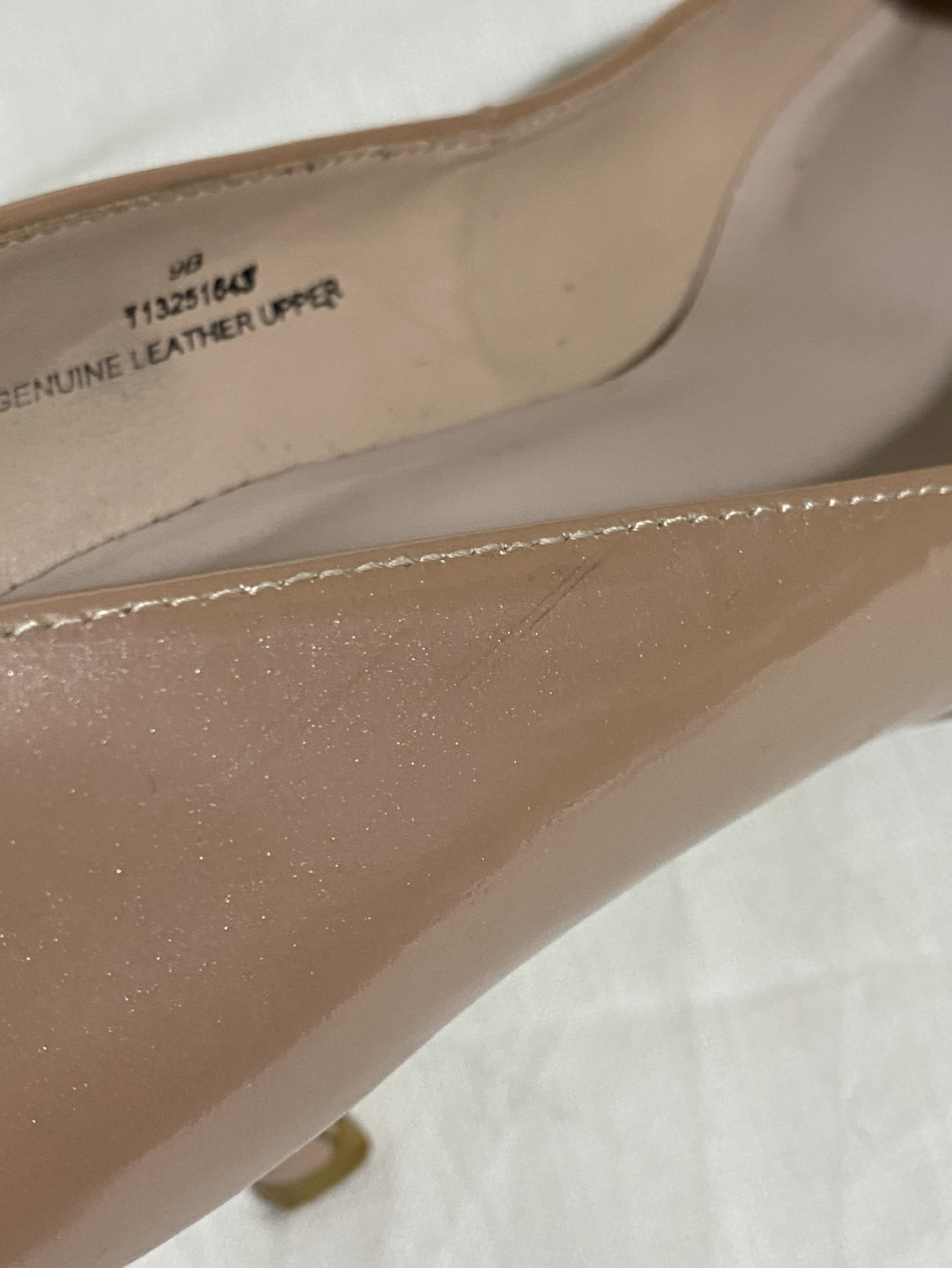 Greenwich Village Neutral Heels Size 9 image indicator(8)