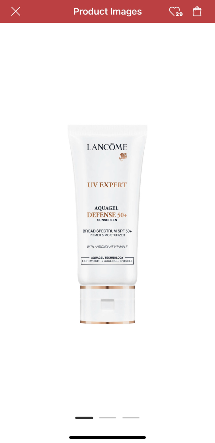 NEW Lancôme UV Expert Aquagel  SPF 50 Primer & Moisturizer