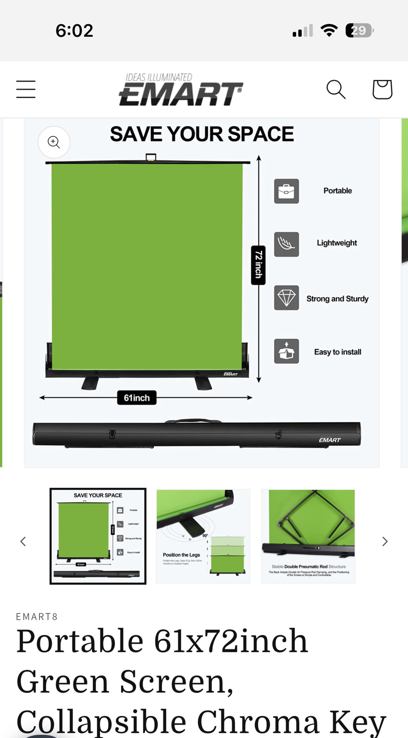 Portable Green Screen Banner - photo 3