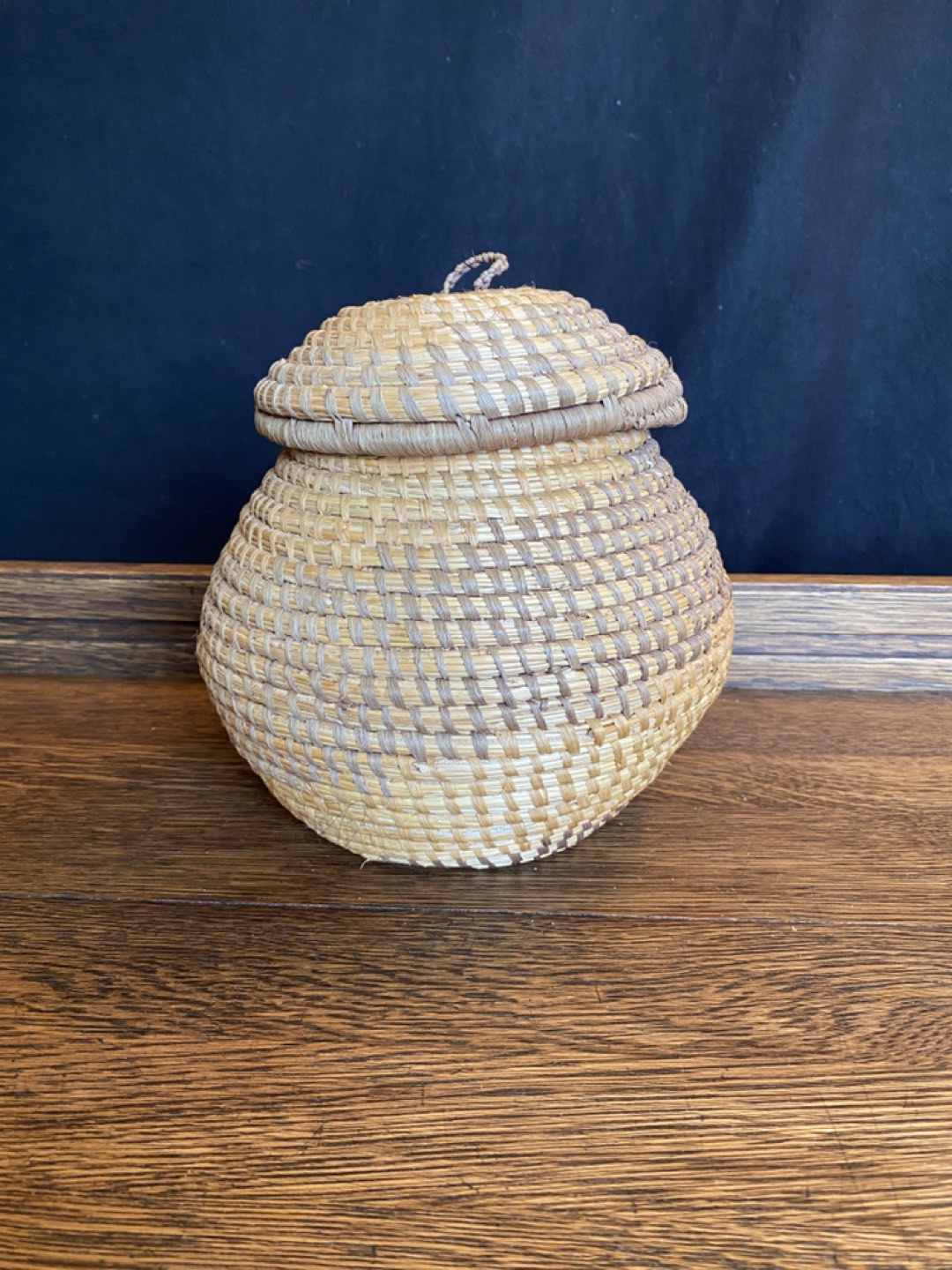 African Basket with Lid (pick up Coxwell/Danforth) thumbnail
