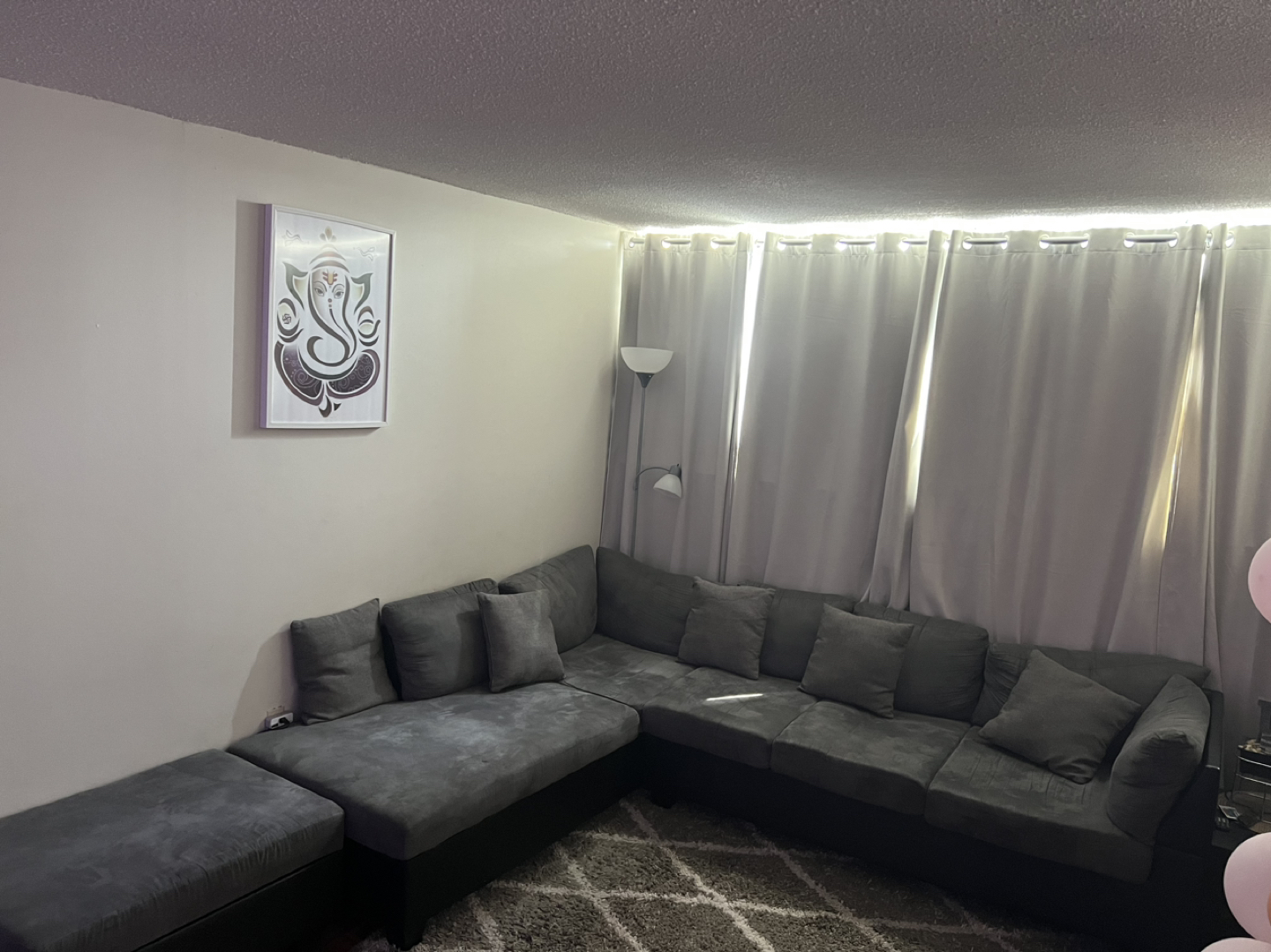 Sectional Sofa with Ottoman