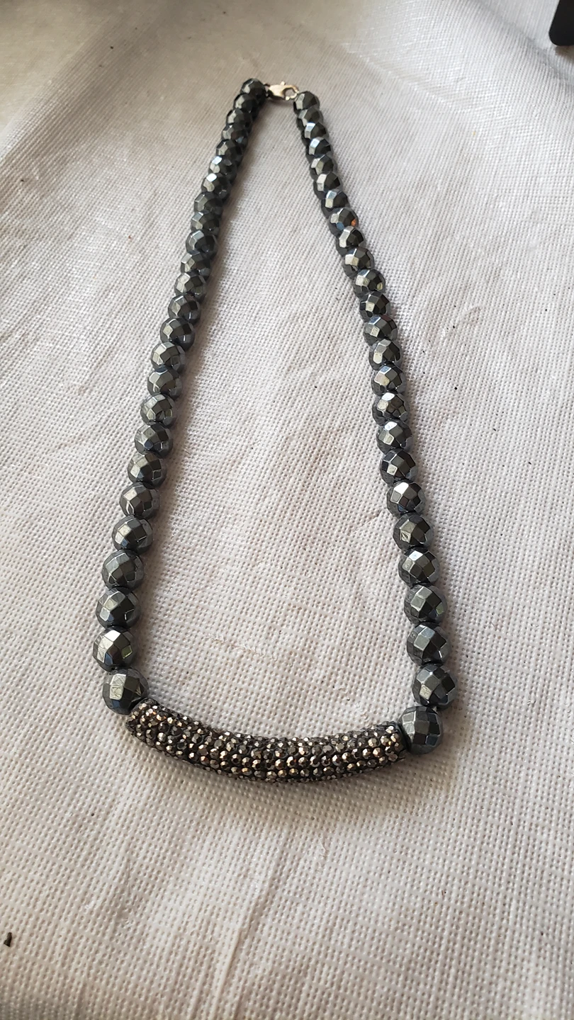 Obsidian necklace