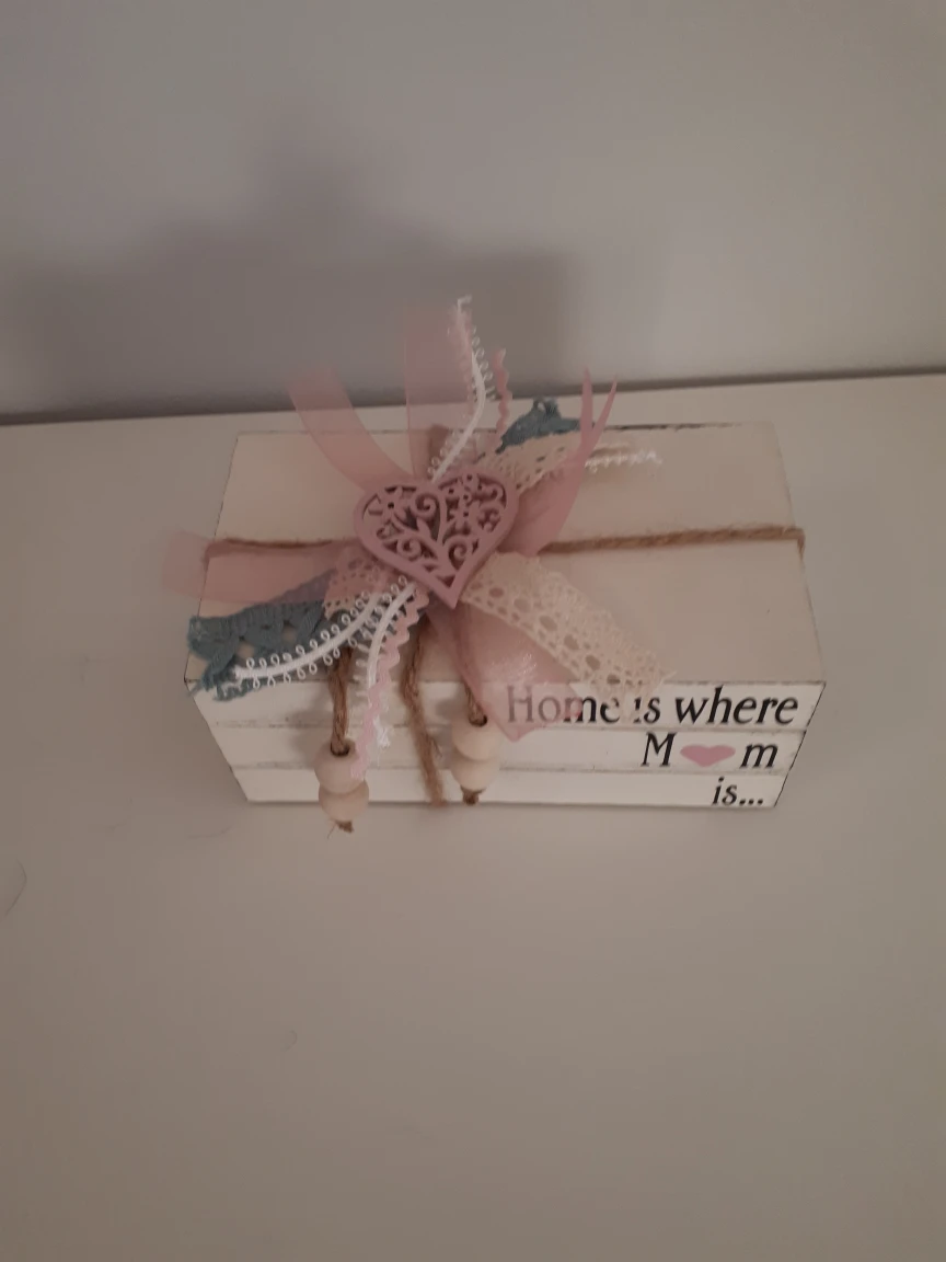 Great for Mother's Day...Shabby Chic Country Stacked Faux Books - photo 3