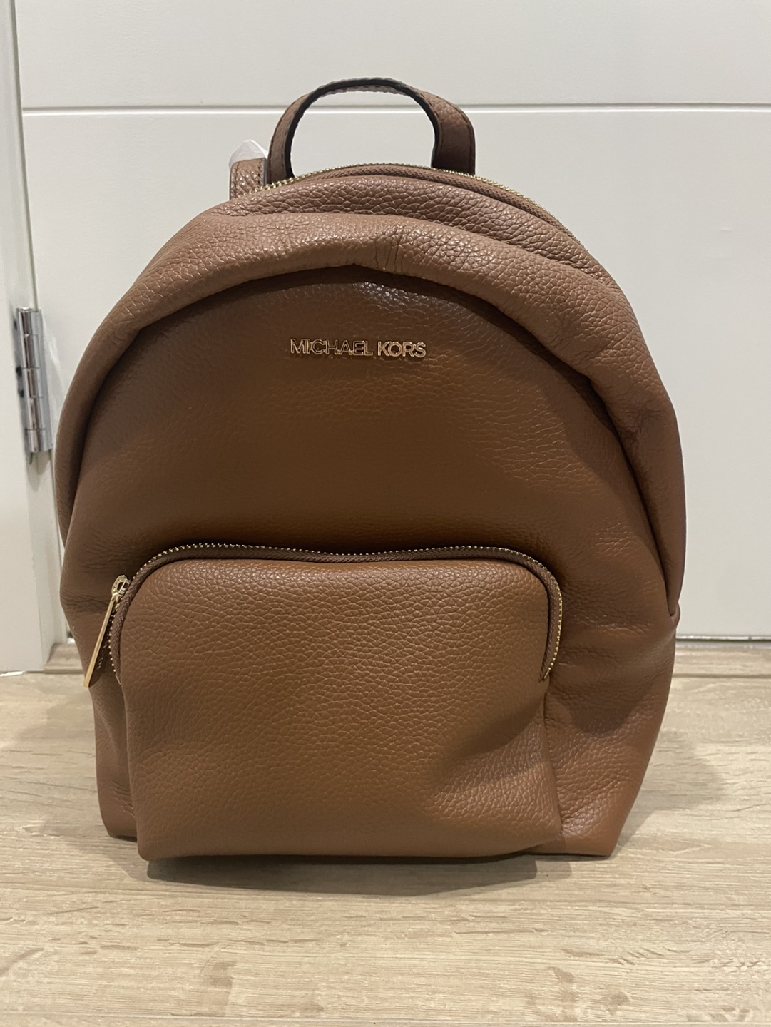 Brown Leather Michael Kors Backpack thumbnail