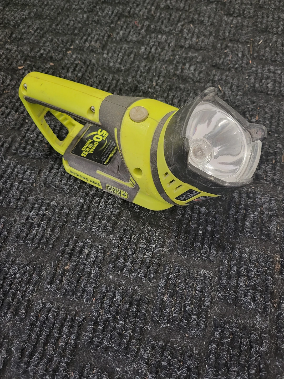 ryobi battery flash light. thumbnail