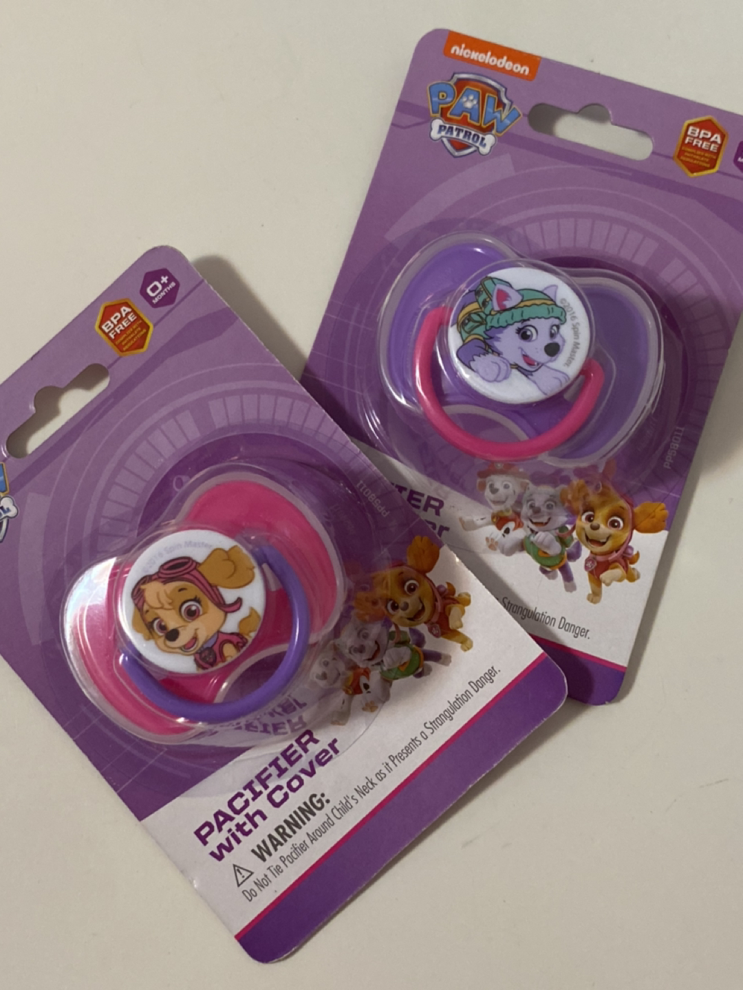 Paw patrol pacifiers 2 for $6 thumbnail