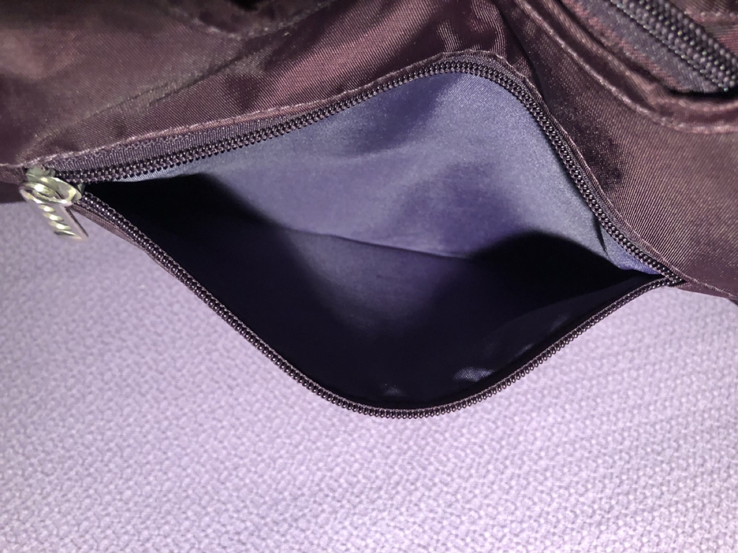 Nylon Tote with Laptop Pocket - Purple image indicator(4)