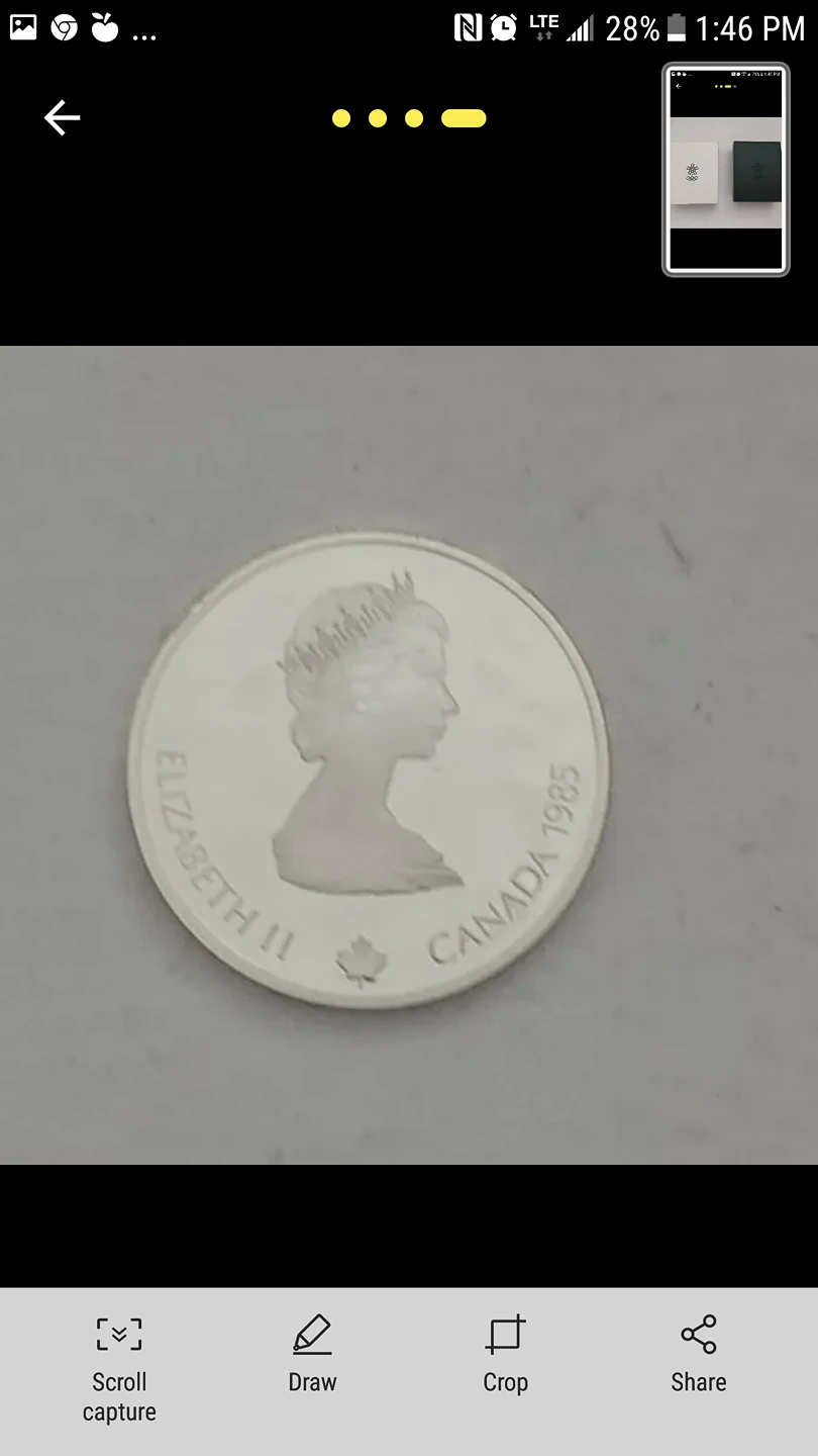 1988 Calgary Olympic 925 Silver Coin Contains 1 oz pure silver image indicator(2)