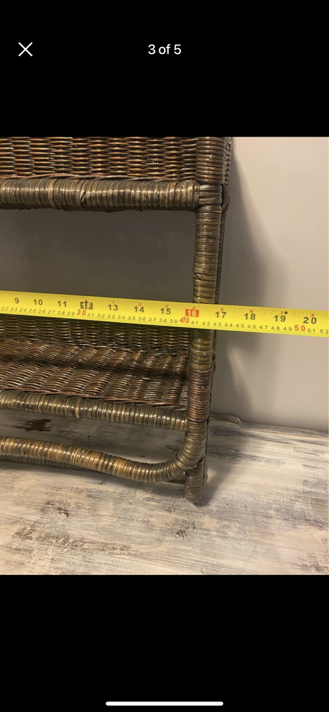 Wicker wall shelf - photo 3