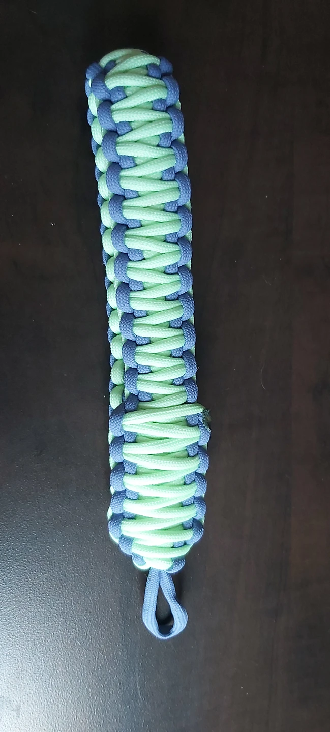 glow in the dark x lilac 550 paracord wrist lanyard for keys