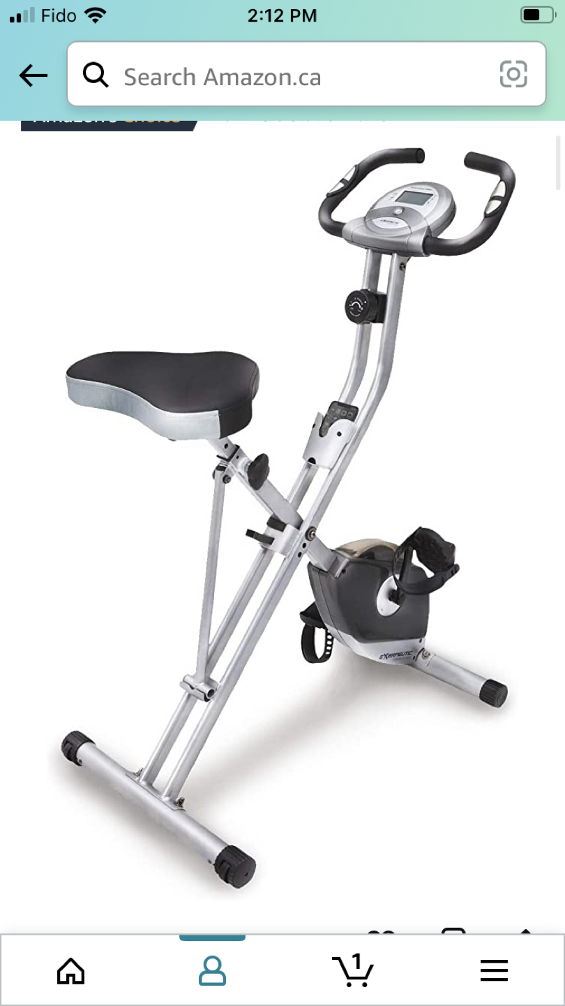 Upright bike, folding