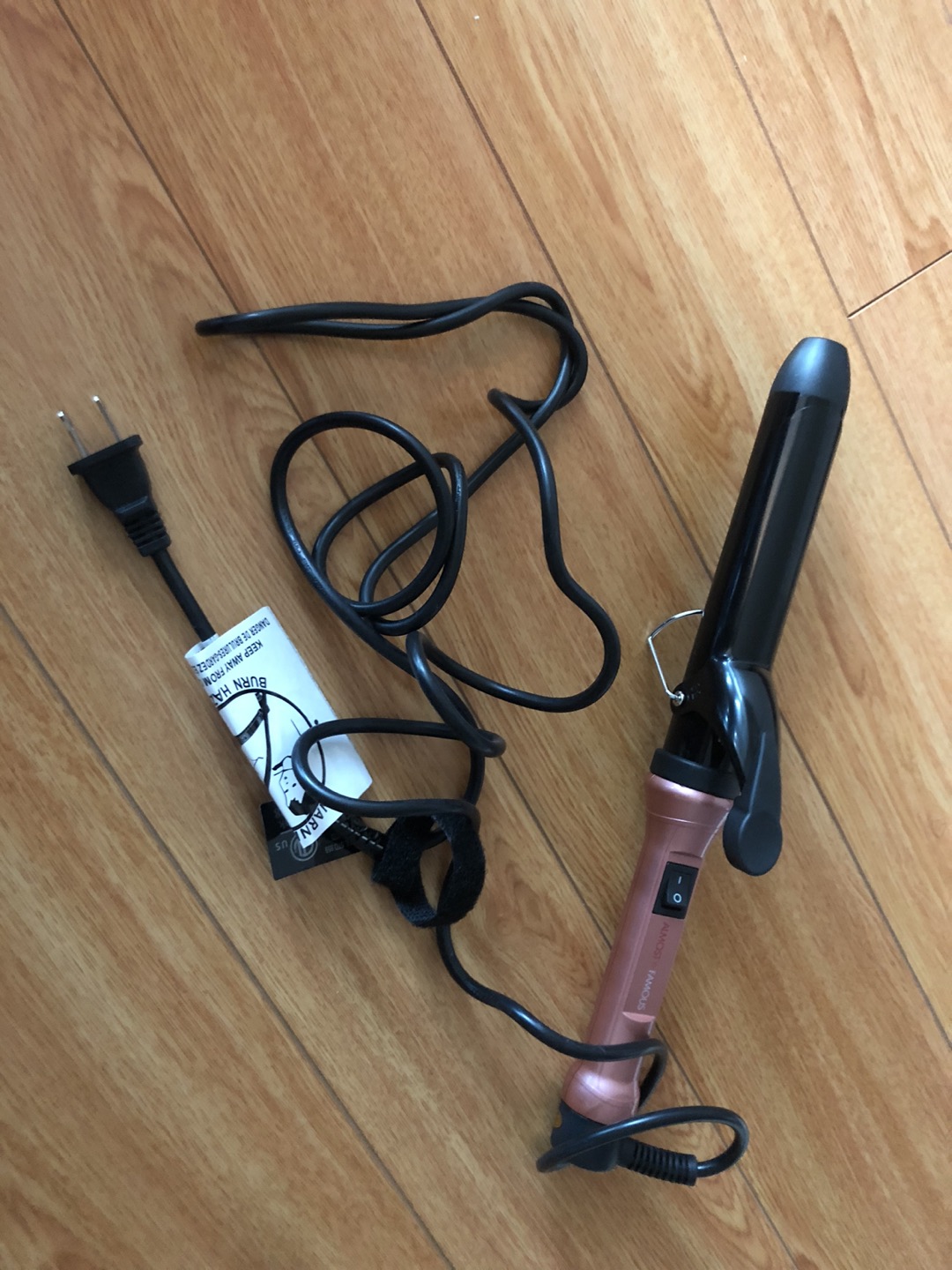 Hair curling wand image indicator(2)