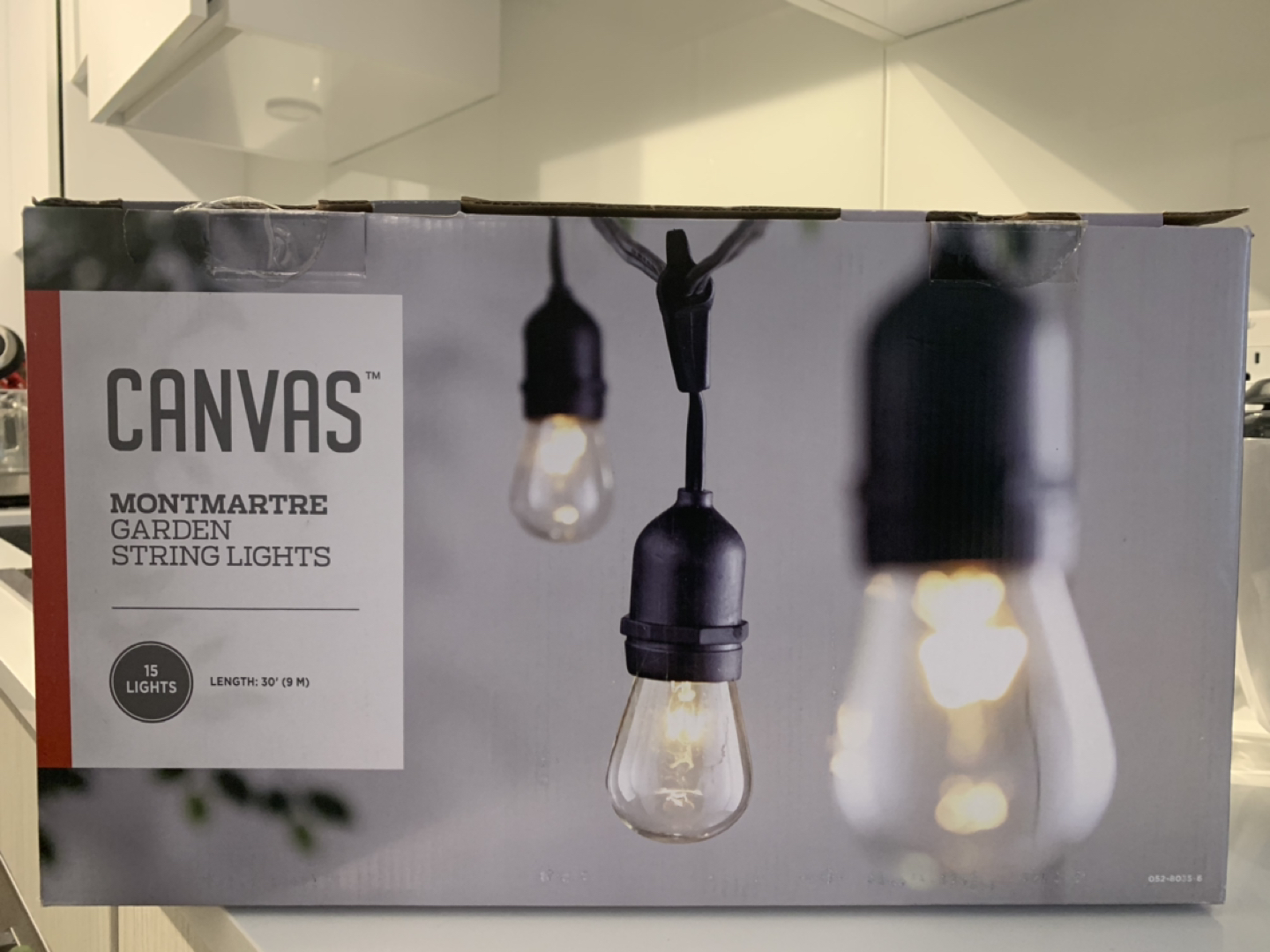 Canvas garden string lights
