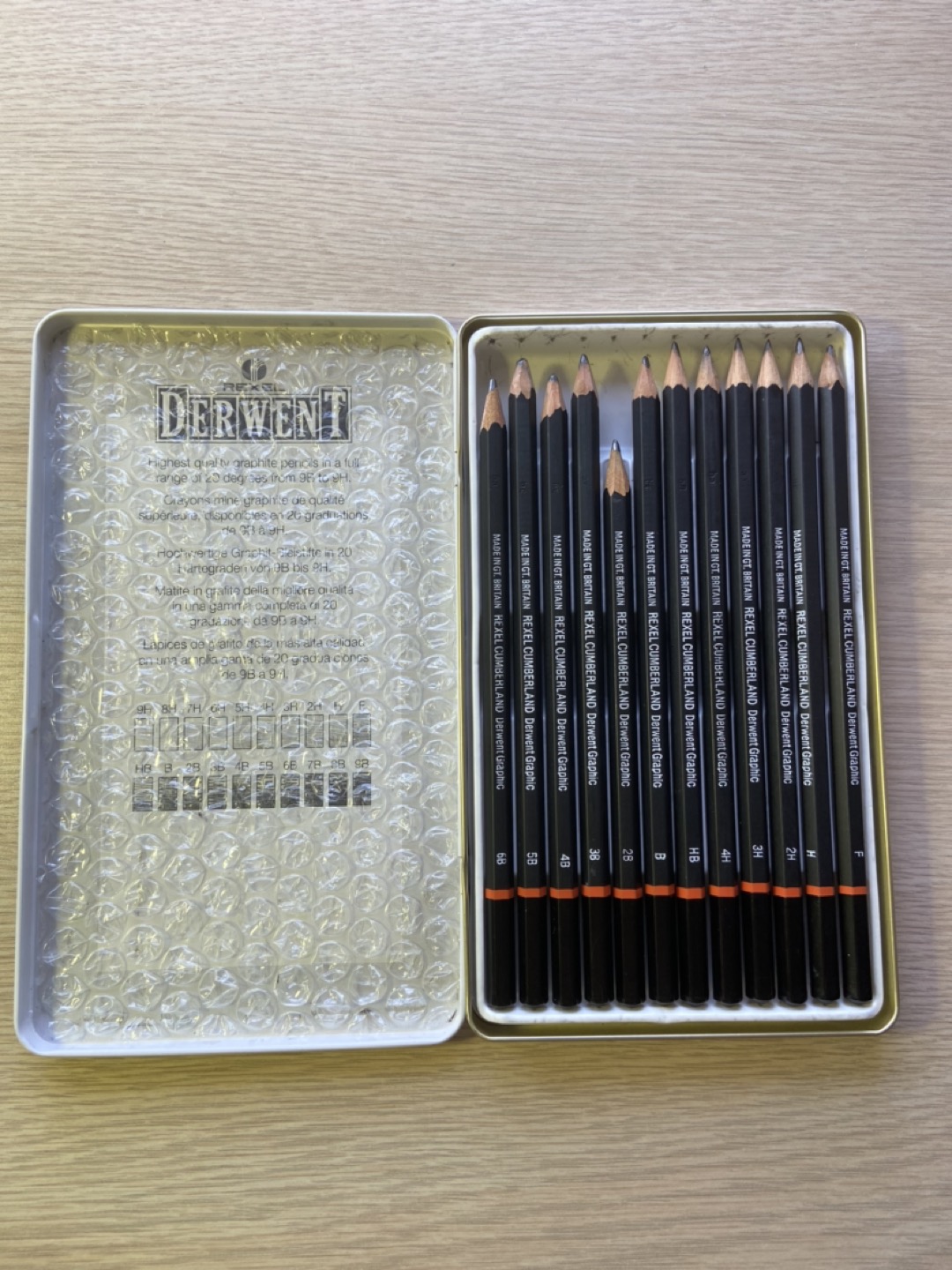 Dewent Graphic Designer Sketch Pencils - Medium Set of 12 image indicator(3)